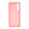 Samsung Galaxy A15 Pink Silicone Case With 3D Camera Protector
