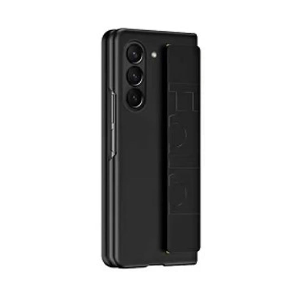 Capa Silicone Tpu Samsung Galaxy Z Fold6 Preto Com Suporte De Mão