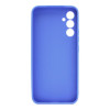 Capa Silicone Gel Samsung Galaxy S24 Fe Azul Com Protetor De Câmera 3d