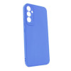 Samsung Galaxy S24 FE Blue Silicone Gel Case With 3D Camera Protector