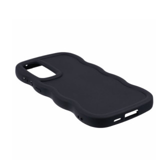 Samsung Galaxy A16 Black Wavy Silicone Gel Case