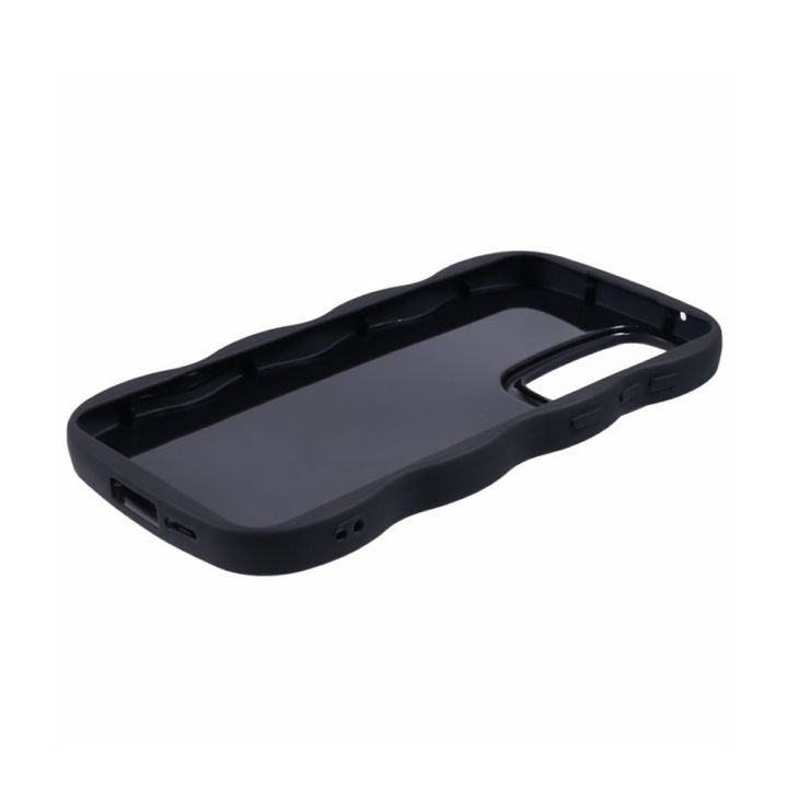 Samsung Galaxy A16 Black Wavy Silicone Gel Case