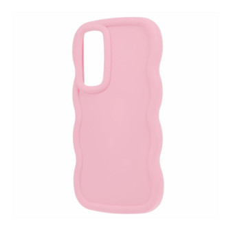 Samsung Galaxy A16 Pink Wavy Silicone Gel Case