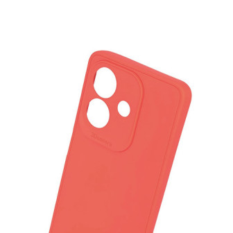 Capa Silicone Gel Oppo A40 Vermelho Com Protetor De Câmera 3D
