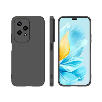Huawei Honor 200 Lite Black Silicone Case With Camera Protector