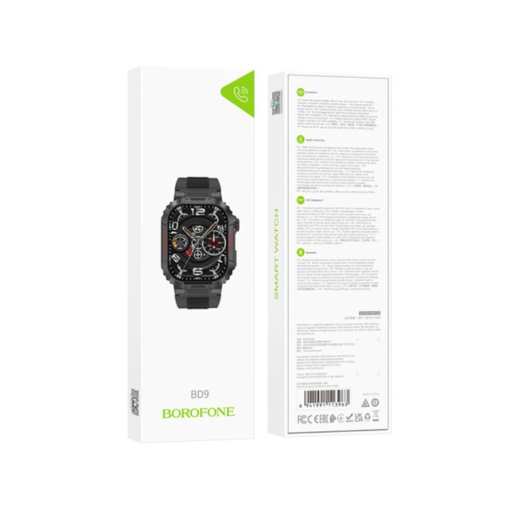 Borofone BD9 Black Smartwatch