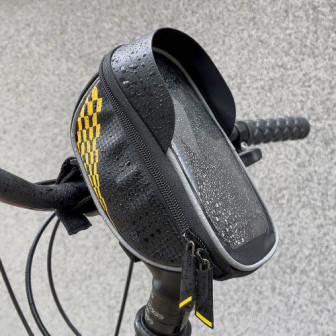 Bolsa De Telemóvel Wozinsky Woz-15 Preto Para Bicicleta