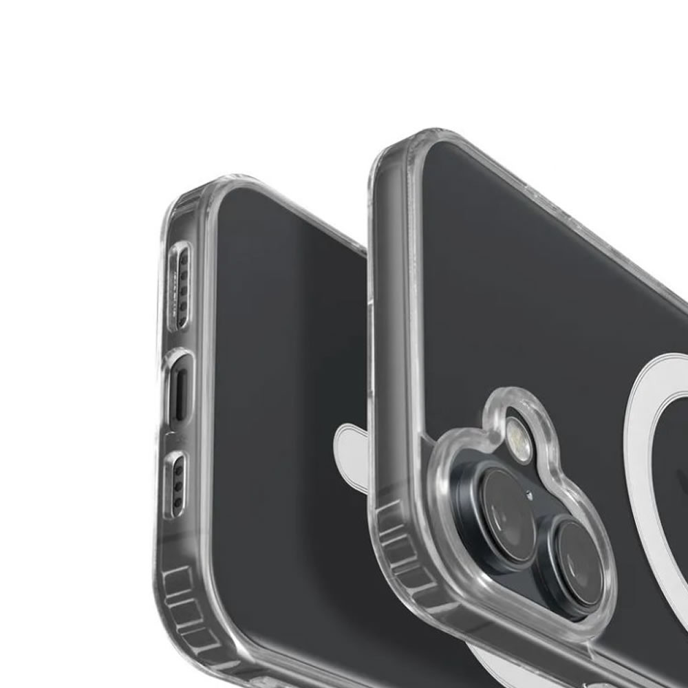 Capa Silicone Dura Apple Iphone 16 Plus Transparente Magsafe