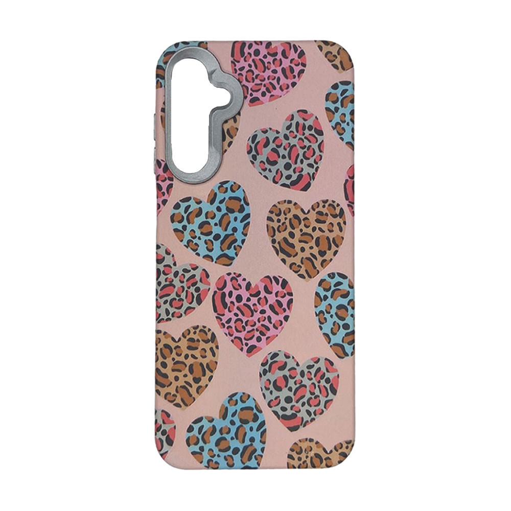 Samsung Galaxy A15 Pink Leopard TPU Silicone Case