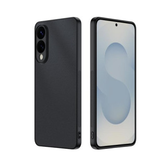 Capa Silicone Samsung Galaxy S25 Edge Preto Com Protetor De Câmera