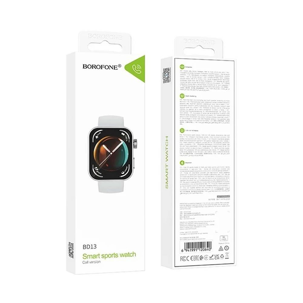Smartwatch Borofone Bd13 Prata
