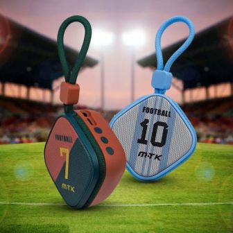 Mini Coluna Bluetooth Mtk Tf4221 Vermelho Futebol 3w 500mah