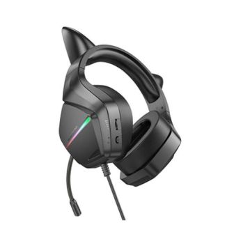 Borofone BO106 Black 3.5mm 2m Cat Ear Gaming Headset