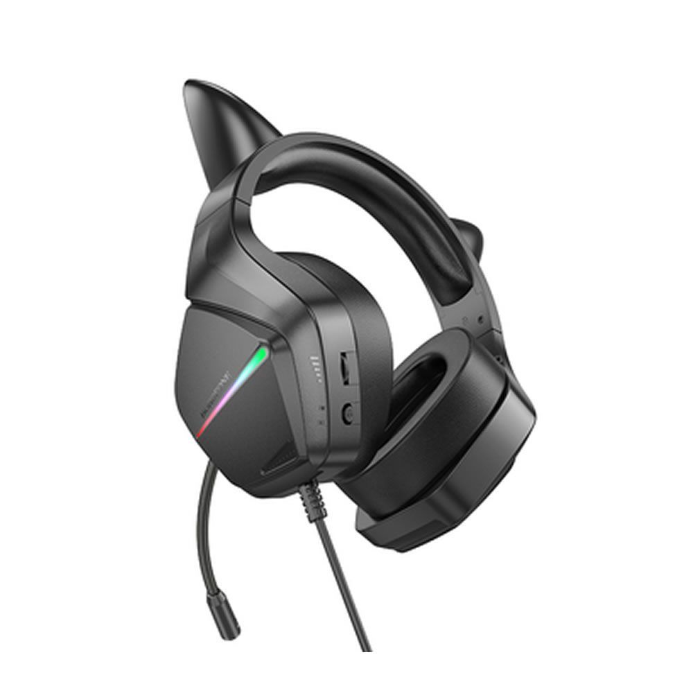 Borofone BO106 Black 3.5mm 2m Cat Ear Gaming Headset