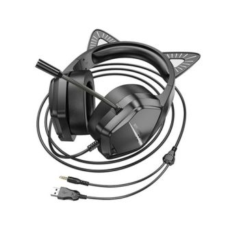Borofone BO106 Black 3.5mm 2m Cat Ear Gaming Headset