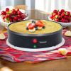 Techwood TCP-008 Black 800W 23cm Electric Crepe Maker