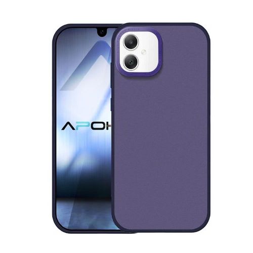 Samsung Galaxy A05 Matte Purple Bumper Silicone TPU Case