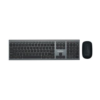 Teclado CLIPtec RZK350 SlimLine Air Preto Wireless Com Rato 1200DPI