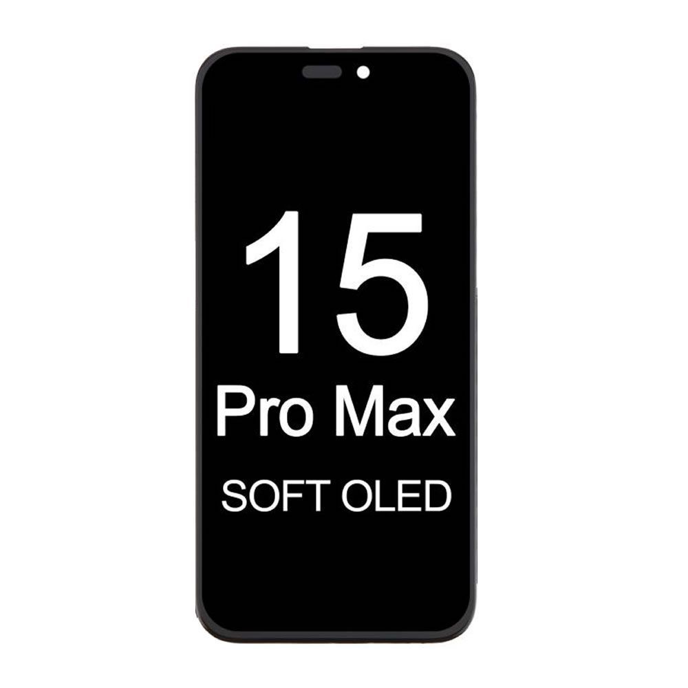 Touch+Display Apple Iphone 15 Pro Max 6.7" Preto Soft Oled