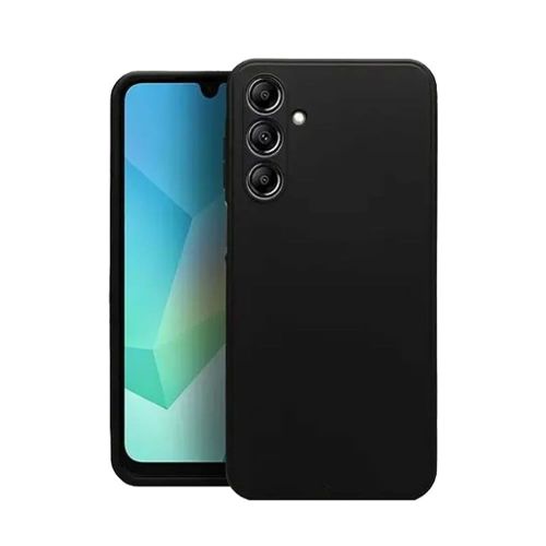 Samsung Galaxy A17 Black Silicone Case With Camera Protector