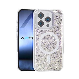 Apple Iphone 14 Pro Glitter MagSafe Hard Silicone Case