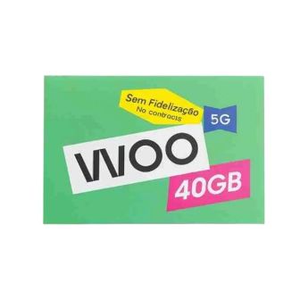 WOO SIM Card 1500 minutes/SMS 15GB Net