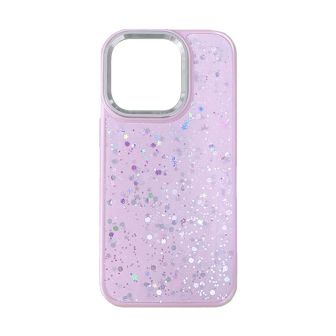 Apple Iphone 14 Pro Pink Glitter TPU Silicone Case