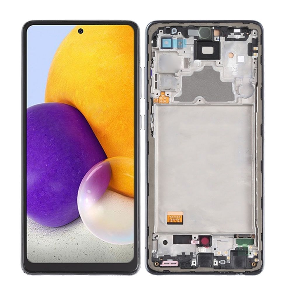Touch+Display Com Frame Samsung Galaxy A72 4g/5g 6.7" Preto Incell