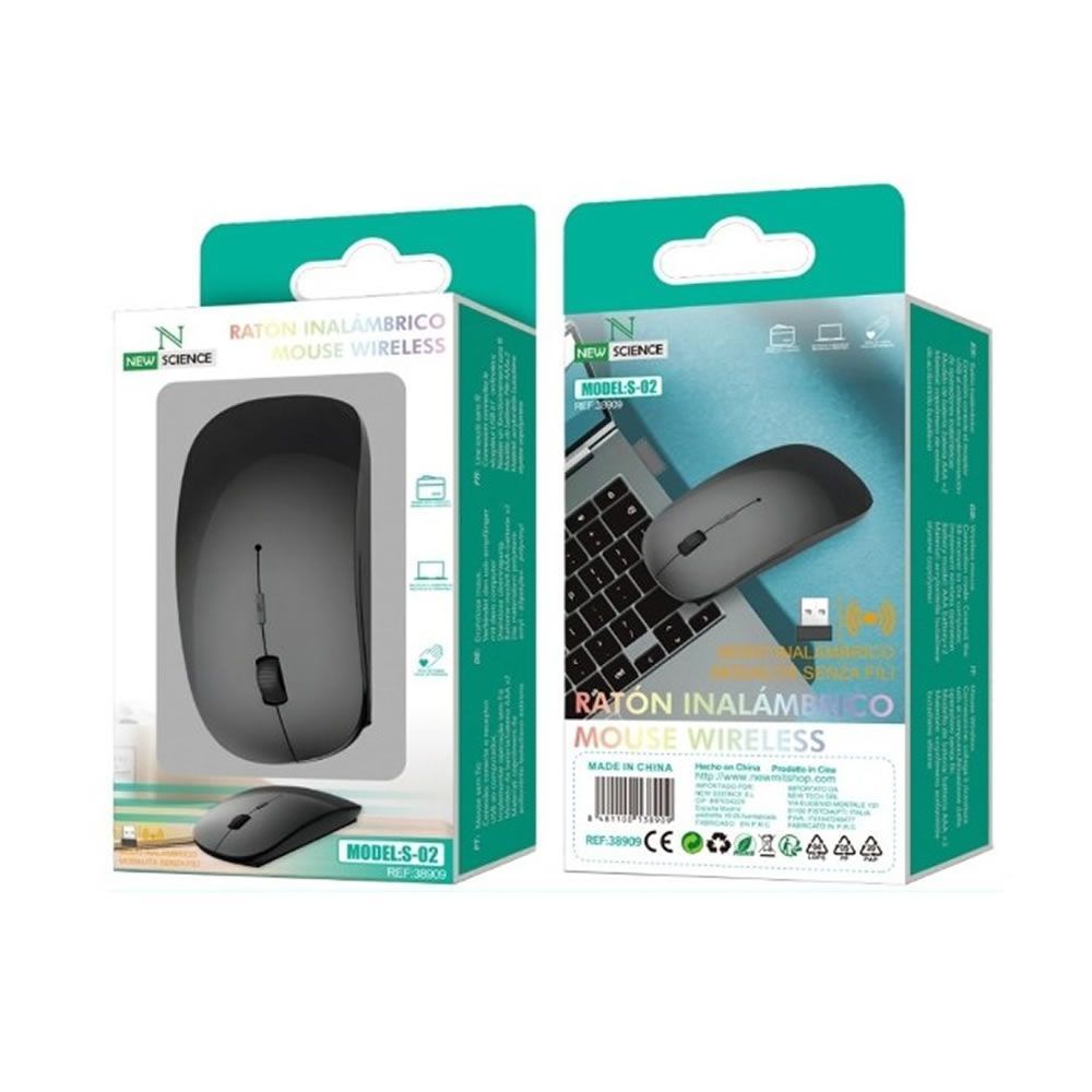 New Science S-02 Black Wireless Mouse