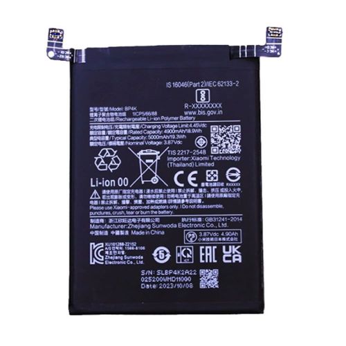 Bateria Xiaomi Redmi Note 12 Pro/12t/Poco X50 Pro/Bp4k 5000mah