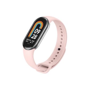 Mi Band 8 Pink Silicone Bracelet