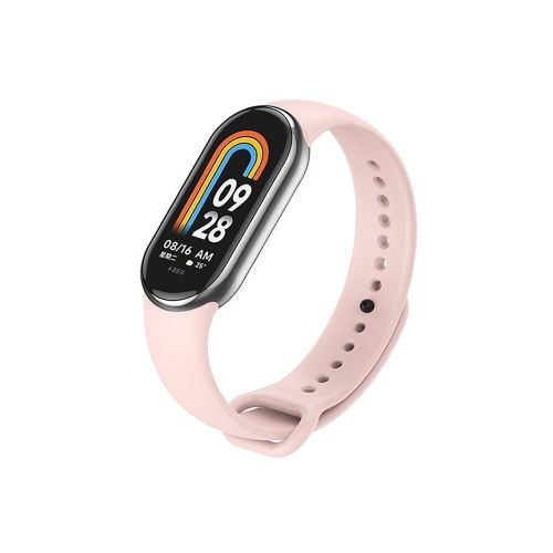 Mi Band 8 Pink Silicone Bracelet