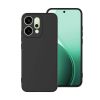 Oppo Reno14 Black Silicone Gel Case With Camera Protector