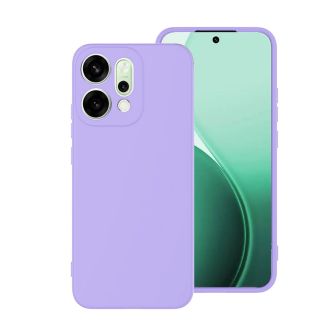 Capa Silicone Gel Oppo Reno14 Lilás Com Protetor De Câmera