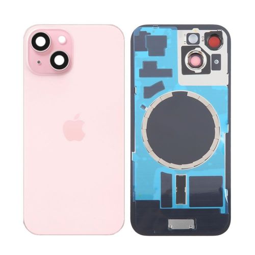 Apple Iphone 15 Pink Back Cover With Camera Lens