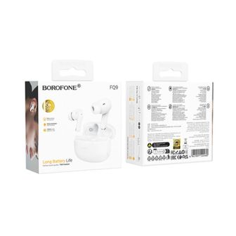 Borofone FQ9 White Bluetooth Earbuds TWS