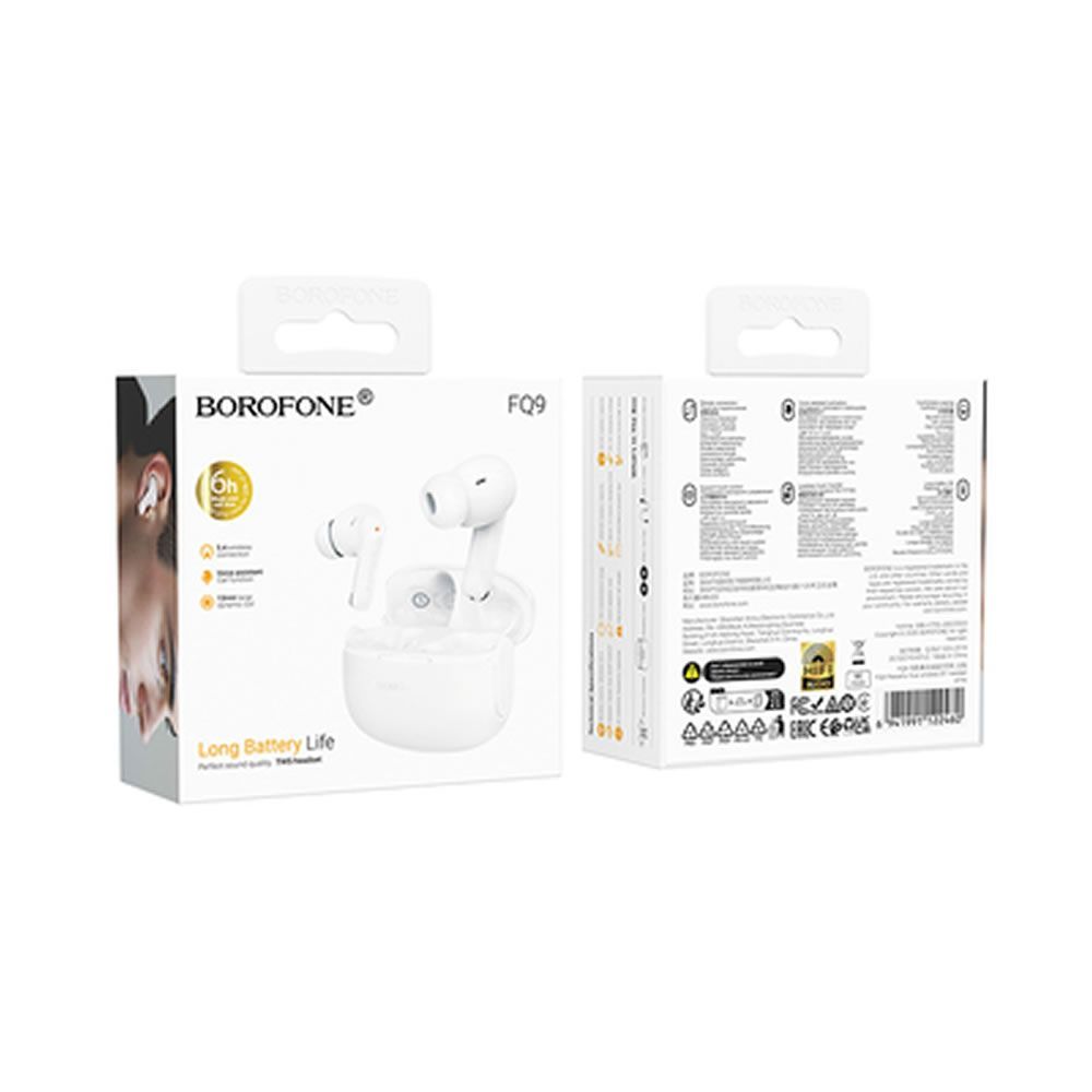 Earbuds Borofone FQ9 Branco Bluetooth TWS