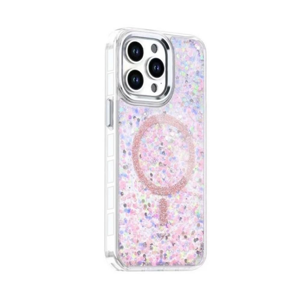 Apple iPhone 16 Pro Max Glitter MagSafe Hard Silicone Case