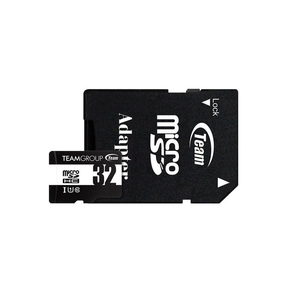 Cartão De Mémoria Team Group 32GB Micro SD Class 10 Com Adaptador
