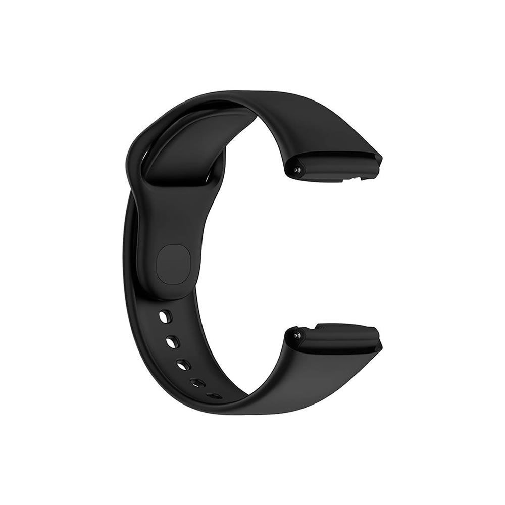 Pulseira Silicone Xiaomi Redmi Watch 3 Active/Watch 3 Lite Preto