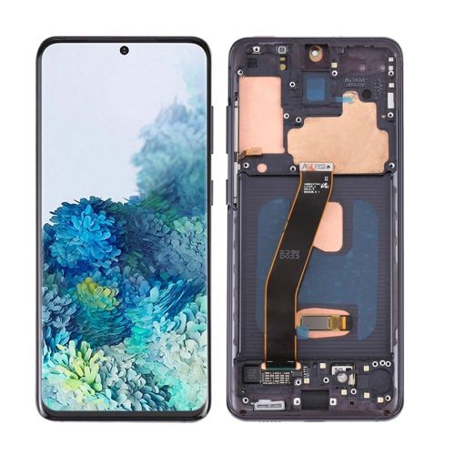Touch+Display Com Frame Samsung Galaxy S20 4g/5g/G980/G981 Cinza Original