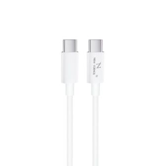New Science X-7 White USB Type-C To Type-C Data Cable 5A 1m