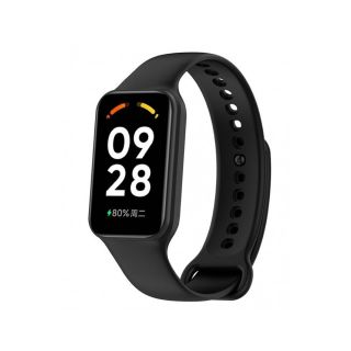 Pulseira Silicone Xiaomi Redmi Band 2/Band 8 Active Preto