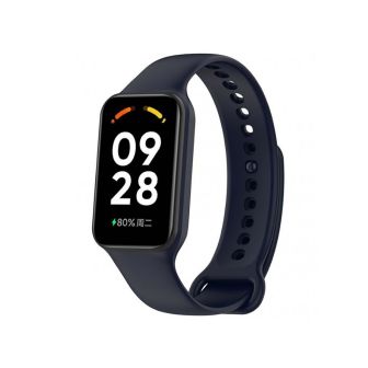 Pulseira Silicone Xiaomi Redmi Band 2/Band 8 Active Azul Escuro