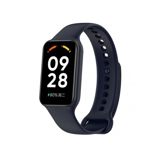 Pulseira Silicone Xiaomi Redmi Band 2/Band 8 Active Azul Escuro