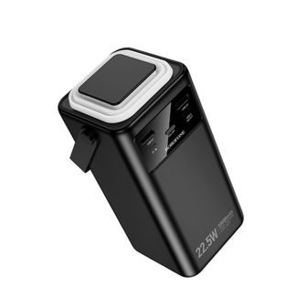 Borofone BJ65A Black Power Bank 50000mAh 22.5W 3.0A 3 Inputs And 6 Outputs