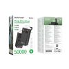 Power Bank Borofone BJ65A Preto 50000mAh 22.5W 3.0A 3 Inputs E 6 Outputs