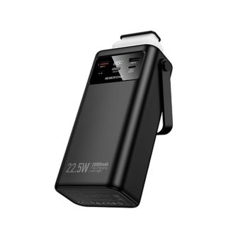 Borofone BJ65A Black Power Bank 50000mAh 22.5W 3.0A 3 Inputs And 6 Outputs