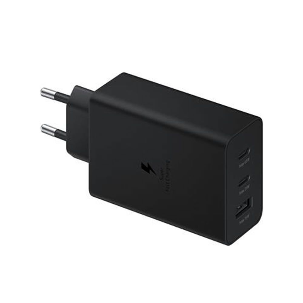 Adaptador Samsung EP-T6530 Preto 65W 2 Port Tipo-C E 1 USB