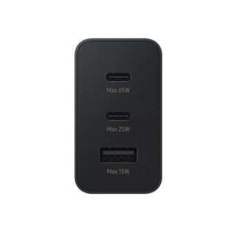 Adaptador Samsung EP-T6530 Preto 65W 2 Port Tipo-C E 1 USB